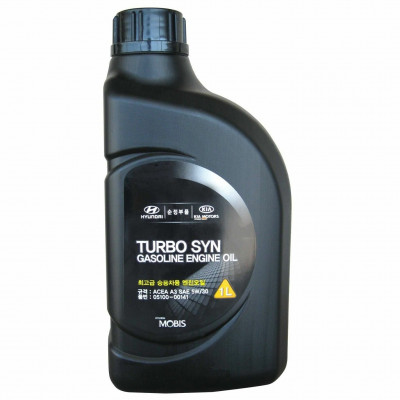 Масло моторное синтетическое Hyundai-KIA TURBO SYN 5W30 API SM ACEA A5 1 л (0510000141)
