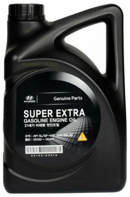 Полусинтетическое моторное масло MOBIS Super Extra Gasoline 5W-30, 4 л, 1 шт.